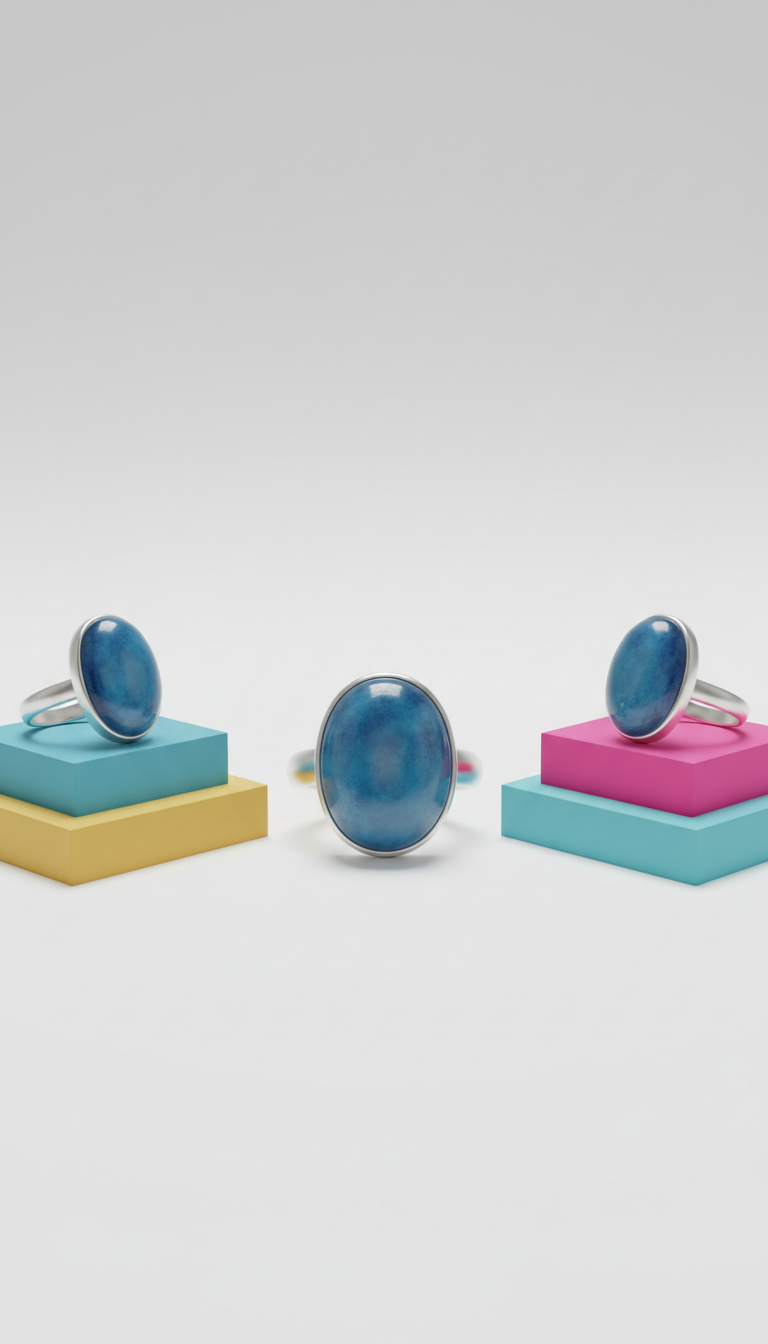 Aquarian Blue Gemstone Ring