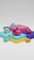 Pink Nebula Loose Astrology Stone