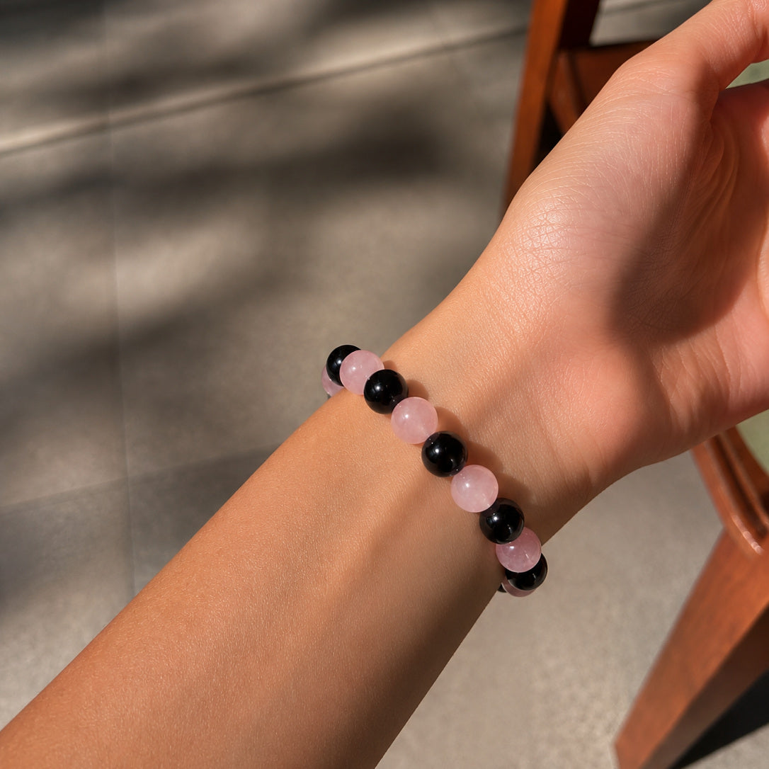 Love & Protection Bracelet worn on the wrist