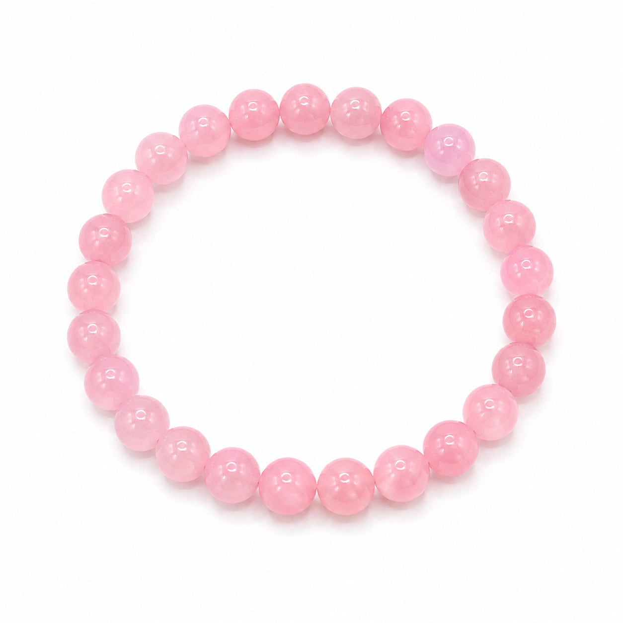 Rose Quartz Love Bracelet — Rose Quartz beaded bracelet