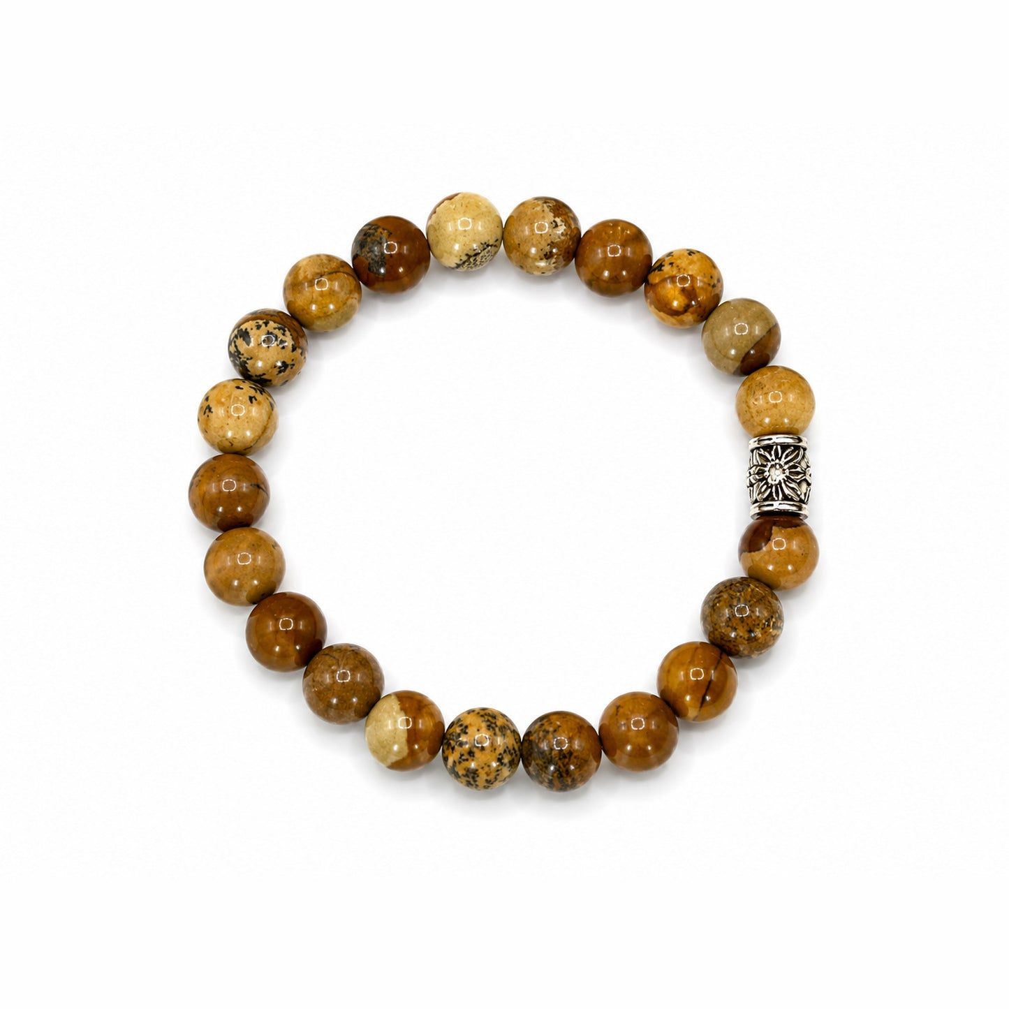 Picture Jasper Grounding Bracelet — Picture Jasper beaded bracelet