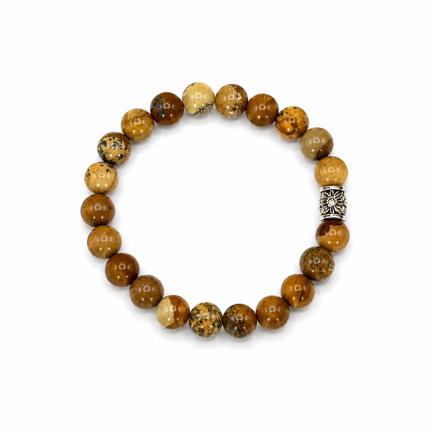 Picture Jasper Grounding Bracelet — Picture Jasper beaded bracelet