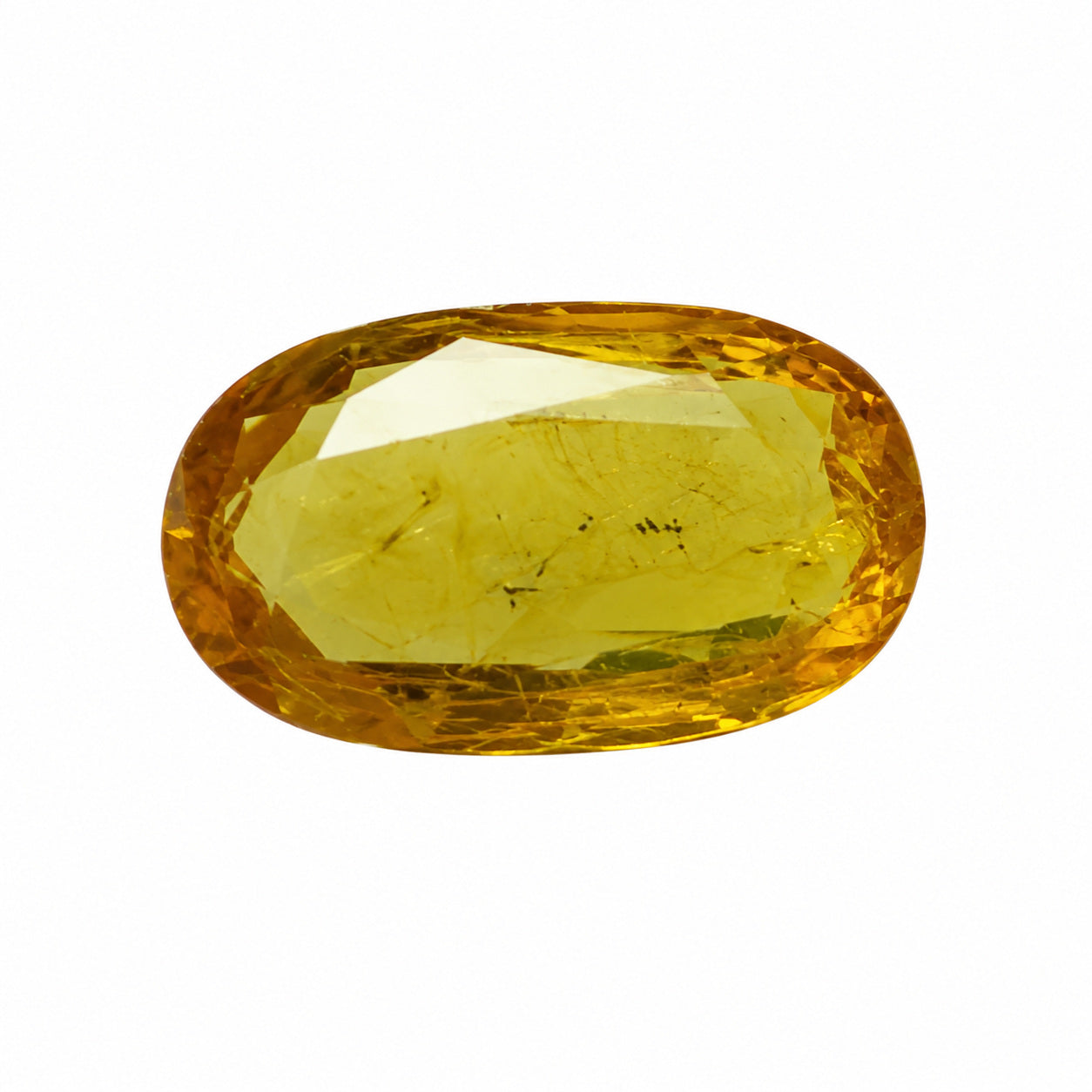 Yellow Sapphire (Pukhraj) – 2.45 Carat / 2.7 Ratti