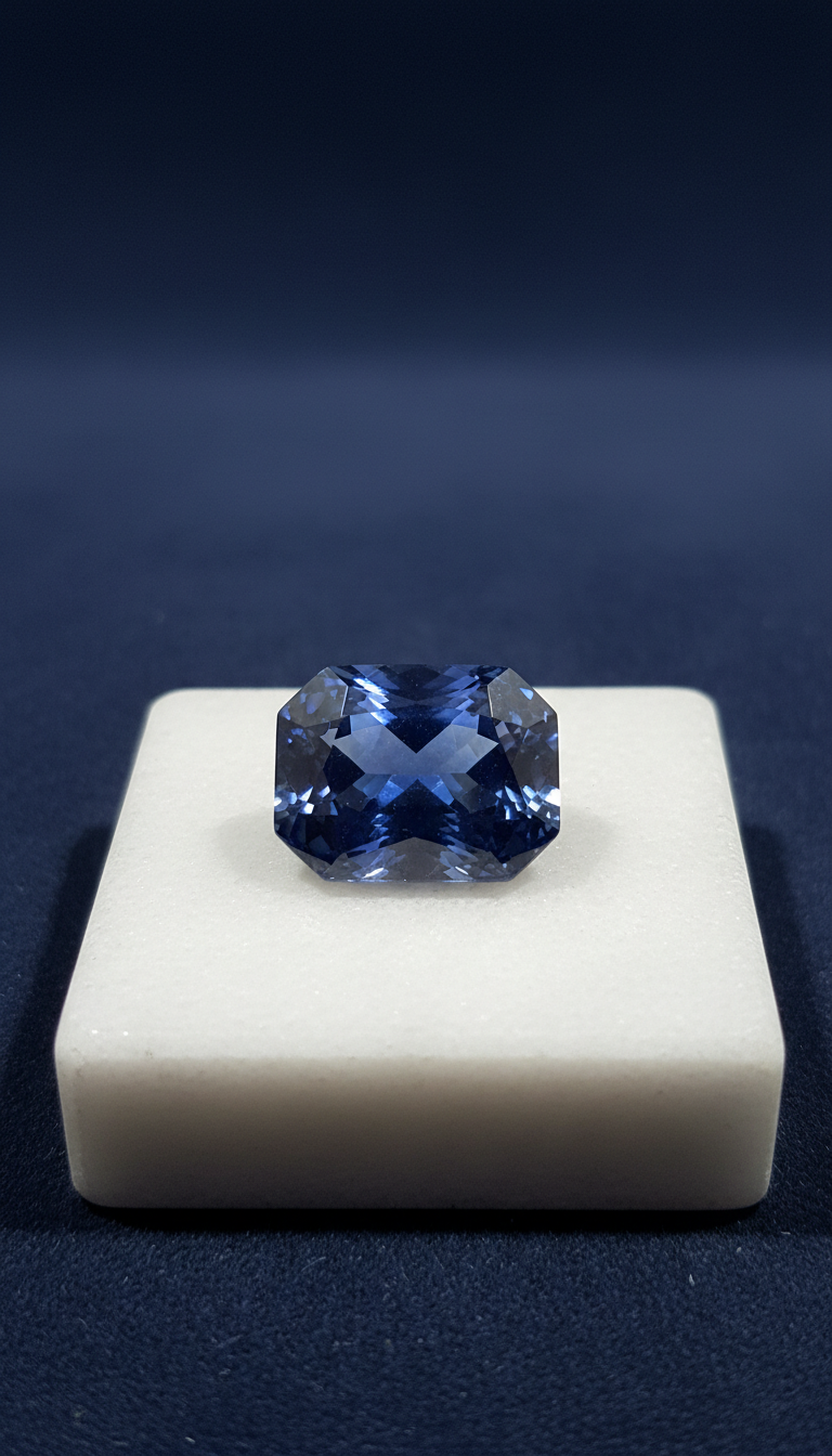 Kashmir sapphire loose stone